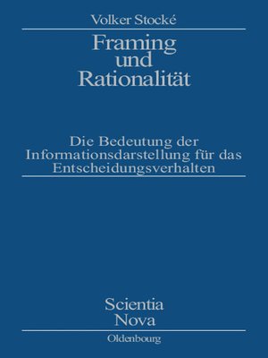 cover image of Framing und Rationalität